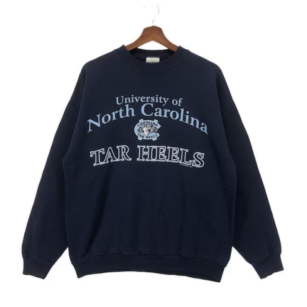 90S University Of North Carolina Classic College Crewneck Unisex Sweatshirt